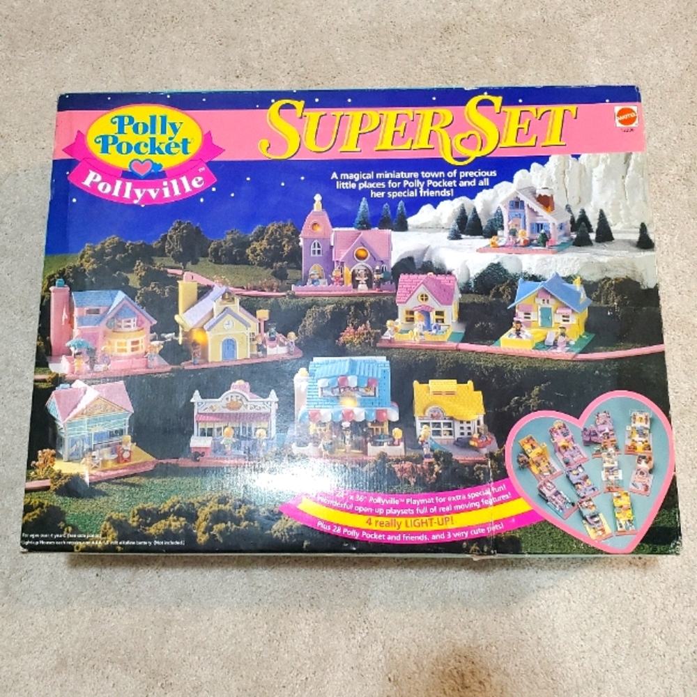 1994 New in Box Polly Pocket Super Set